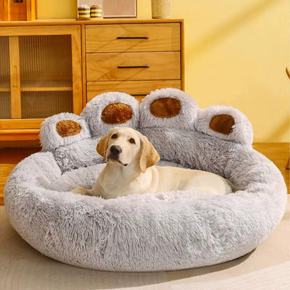 Petzen™ Calming Plush Dog Bed – Warm & Cozy Sleep Nest