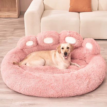 Petzen™ Calming Plush Dog Bed – Warm & Cozy Sleep Nest